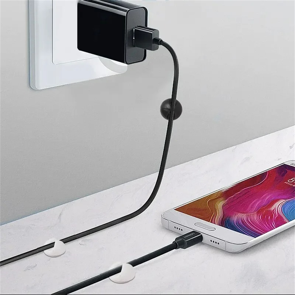 20개 USB 케이블 접착 코드 클립 실리콘 라인 정리 - Tippet Line 리뷰 및 가격