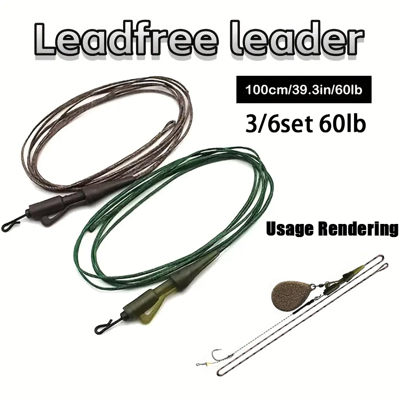 3/6개입 카프카프 낚싯줄 레디타이드 100cm/27. - Leader Line 리뷰 및 가격
