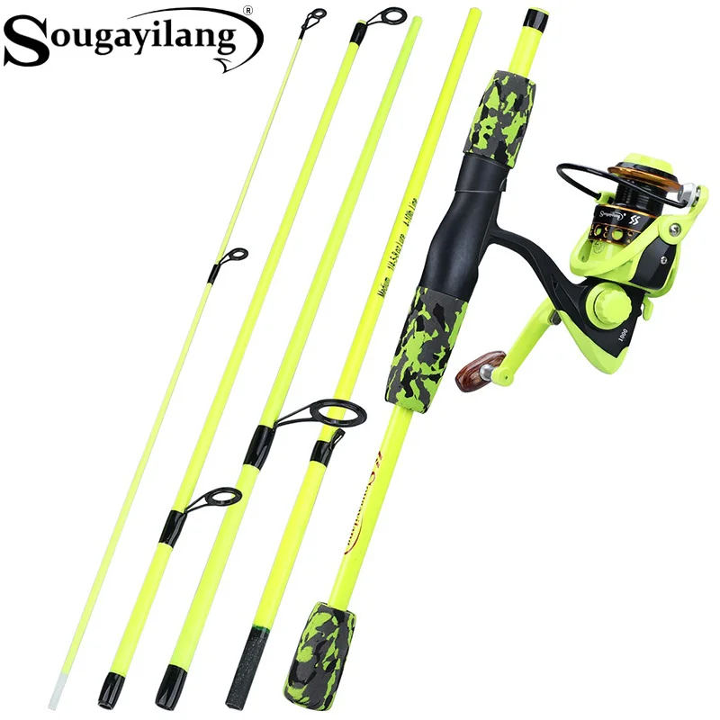 Sougayilang 휴대용 5섹션 빨간색/노란색 낚싯 - Fishing Line Spooler 리뷰 및 가격